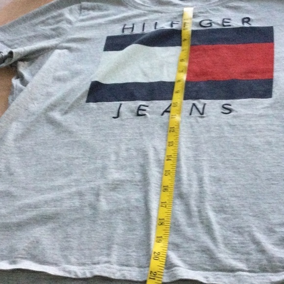 Woman’s Tommy Hilfiger T Shirt size XL color gray washable #458 - Picture 4 of 6